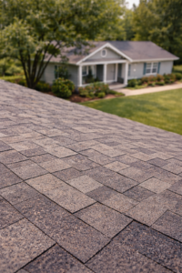 Well-maintained residential roof that helps homeowners avoid costly repairs