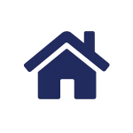 house icon representing full service roofing upgrades and roof replacement services in Texas