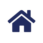 house icon representing full service roofing upgrades and roof replacement services in Texas