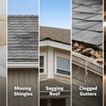 subtle roof damage signs on rental property shingles minor wear missing granules flashing issues and small leaks